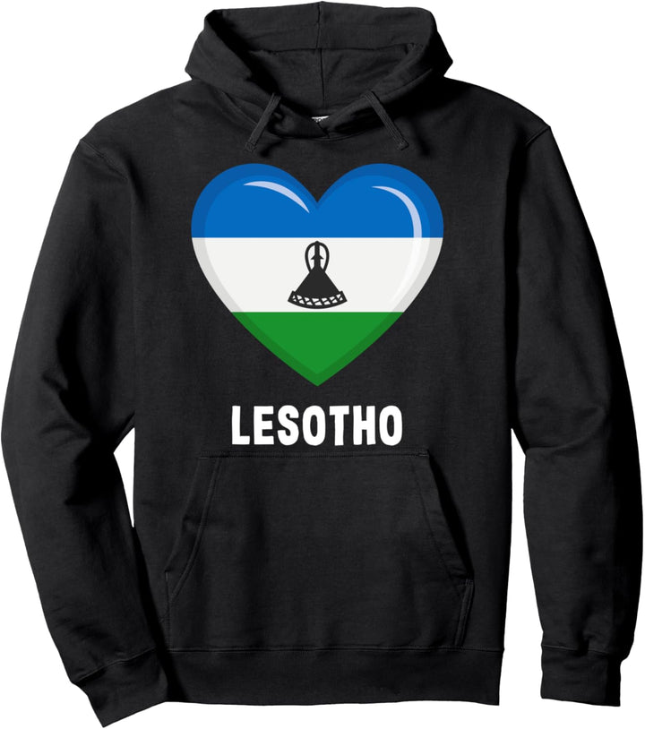 Lesotho Flagge Hoodie | Mosotho Pullover Hoodie