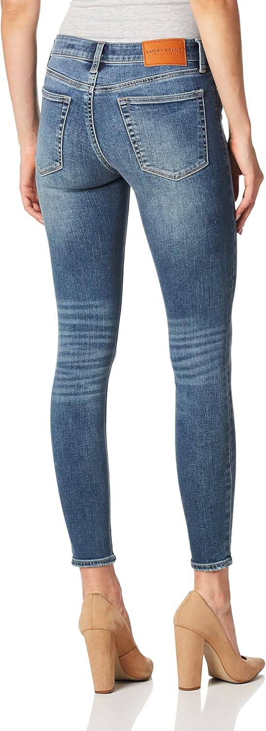 Lucky Brand Damen Mid Rise AVA Skinny Jeans 25W / 28L Waterloo, 25W / 28L Waterloo