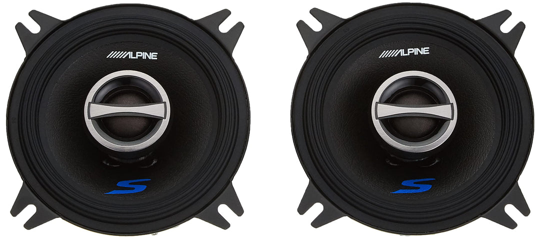 Alpine S-S40-10 cm (4-Zoll) 2-Wege-Koaxial-Lautsprechersystem