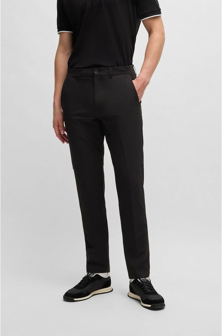 BOSS Herren T_Commuter-reg Trousers Flat Packed 46 Black1, 46 Black1