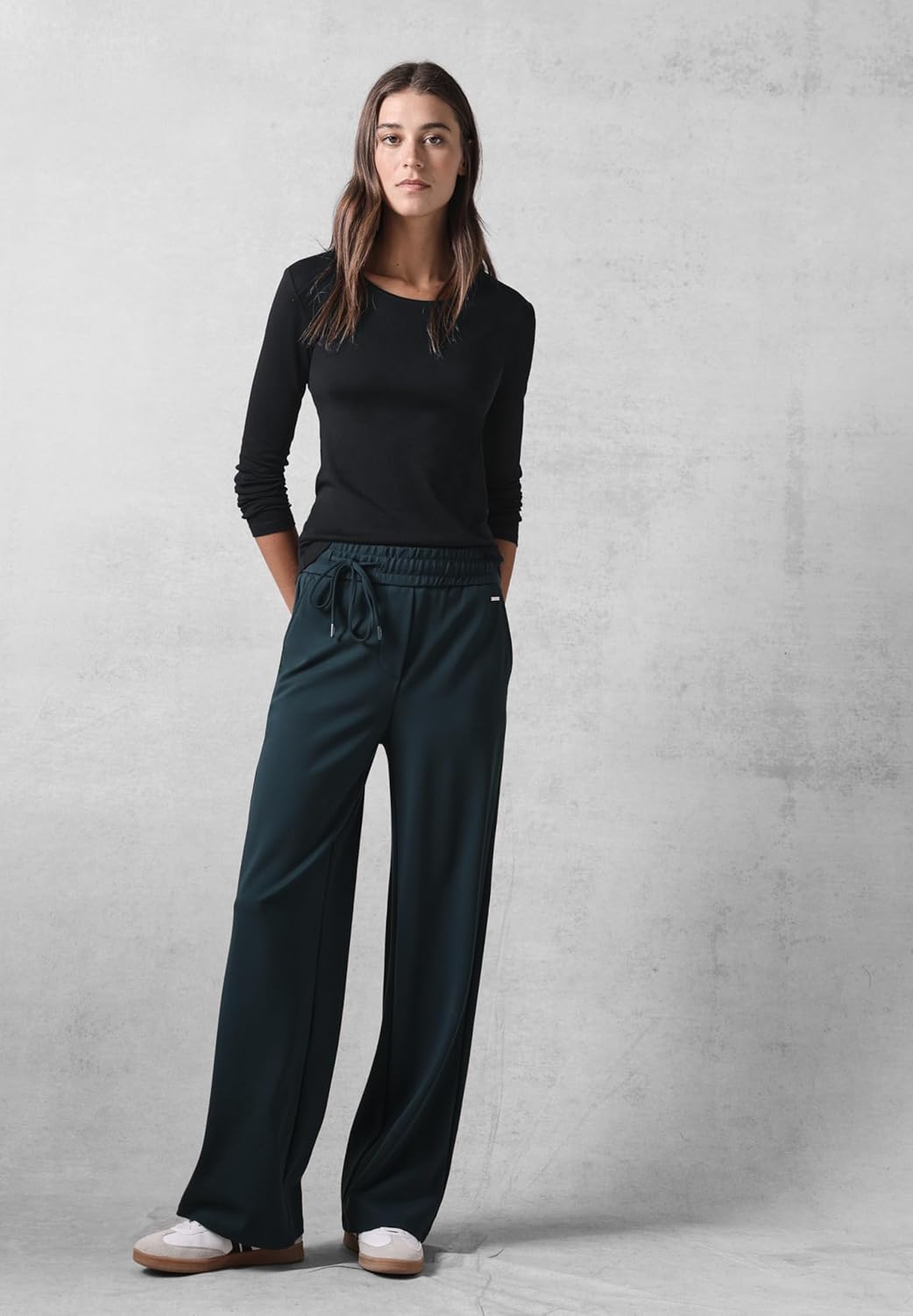 Cecil Damen Shirt mit Rundhals S Schwarz, S Schwarz