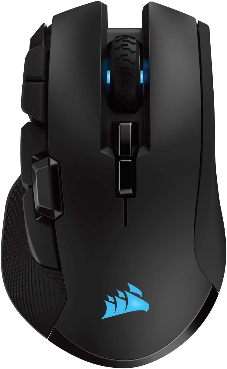 Corsair Ironclaw Wireless RGB, Wiederaufladbare Optisch Gaming Maus mit Slipstream Technologie (18.0