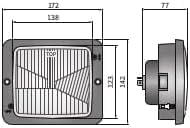 MelTruck® 2x R2 Scheinwerfer mit Fernlicht Positionslicht Abblendlicht für Steyr MB IHC Fendt