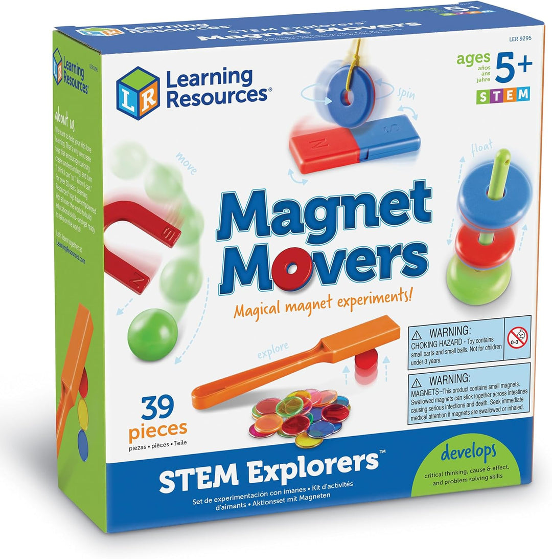 Learning Resources LER9295 Magnet Movers-STEM Explorers Einzelbett, Einzelbett