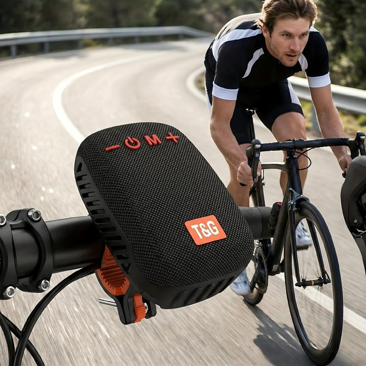 T&amp;G Tragbarer Bluetooth-Fahrrad-Lautsprecher: wasserdichter kabelloser Mini-Lautsprecher mit Fahrrad