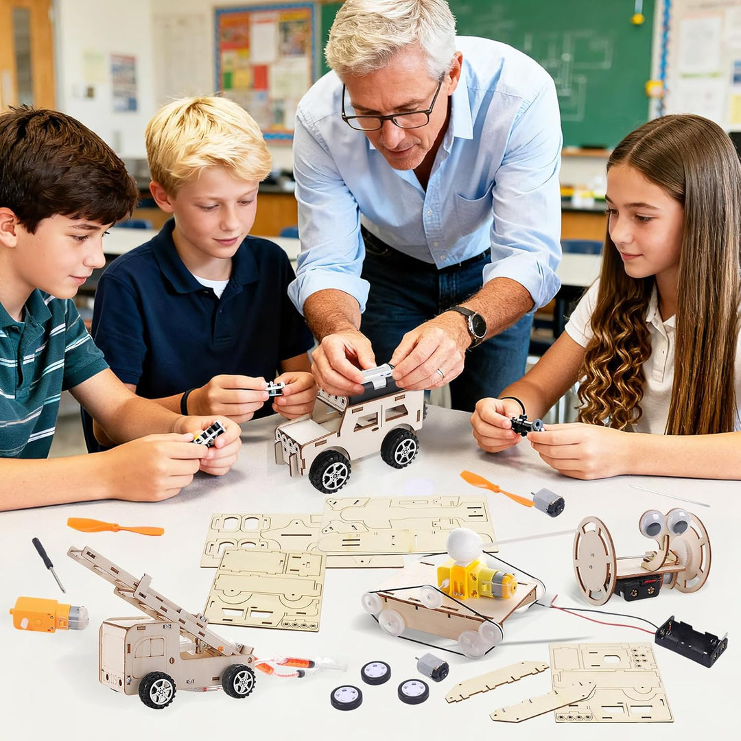 6 Stück Experimente Spielzeug, Experimentierkasten, Experimente für Kinder, Elektronik Baukasten, Ho