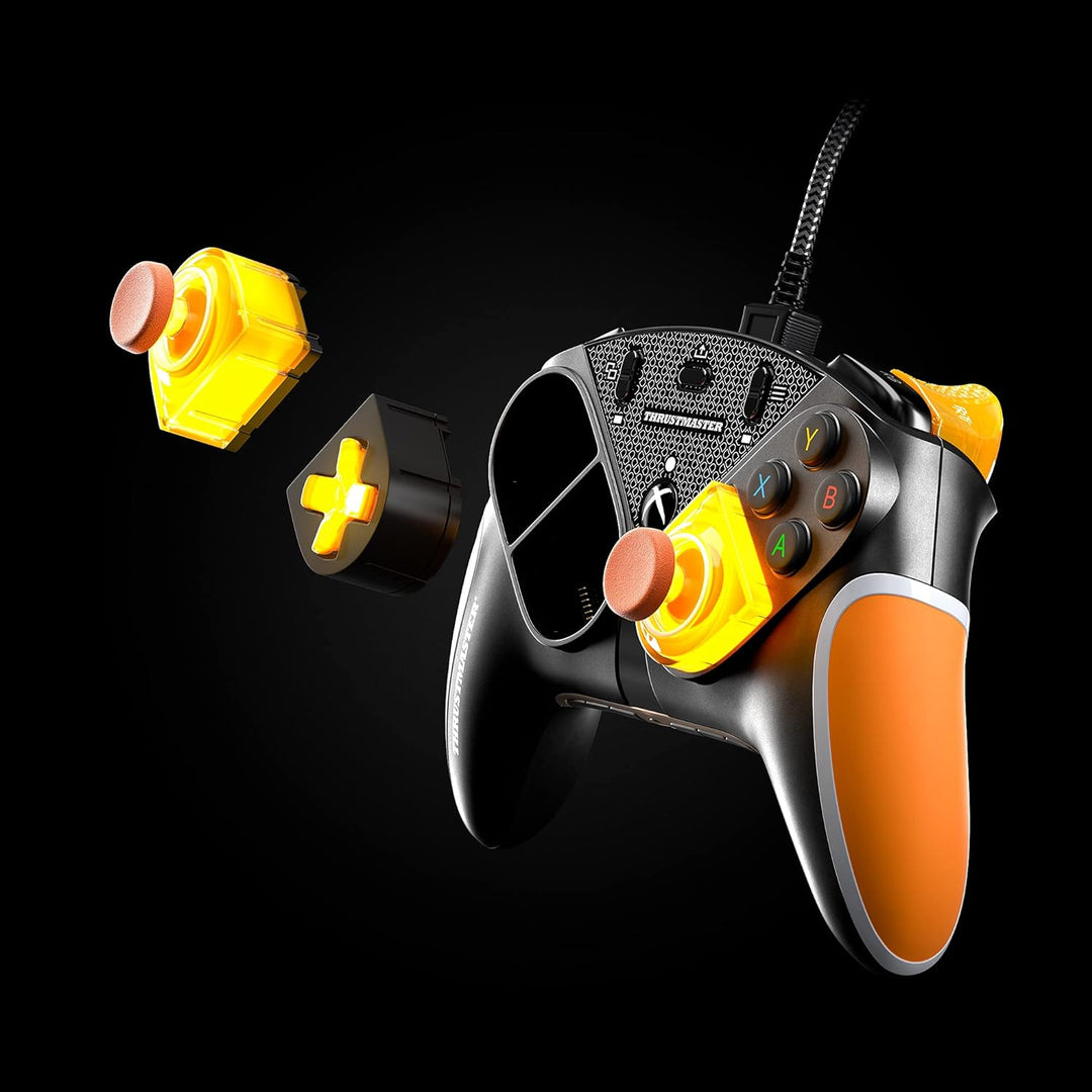 Thrustmaster ESWAP X LED ORANGE CRYSTAL PACK, Pack of 7 Backlit Orange Modules, NXG Mini-Sticks, Hot