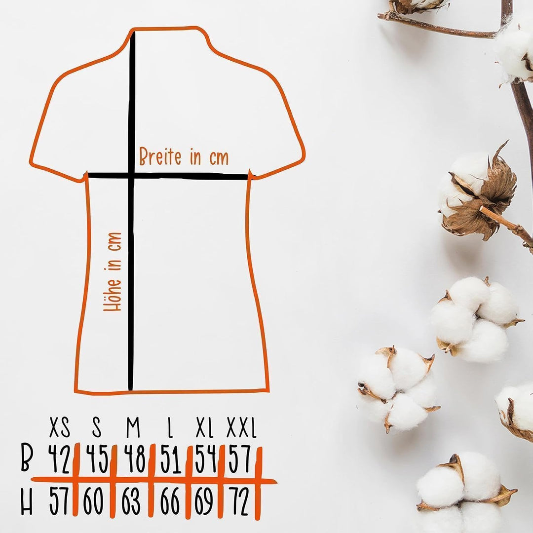 Huuraa Damen Polo Shirt Amsterdam My Love Bio Baumwolle Fairtrade Oberteil Grösse XS-XXL für alle Fa