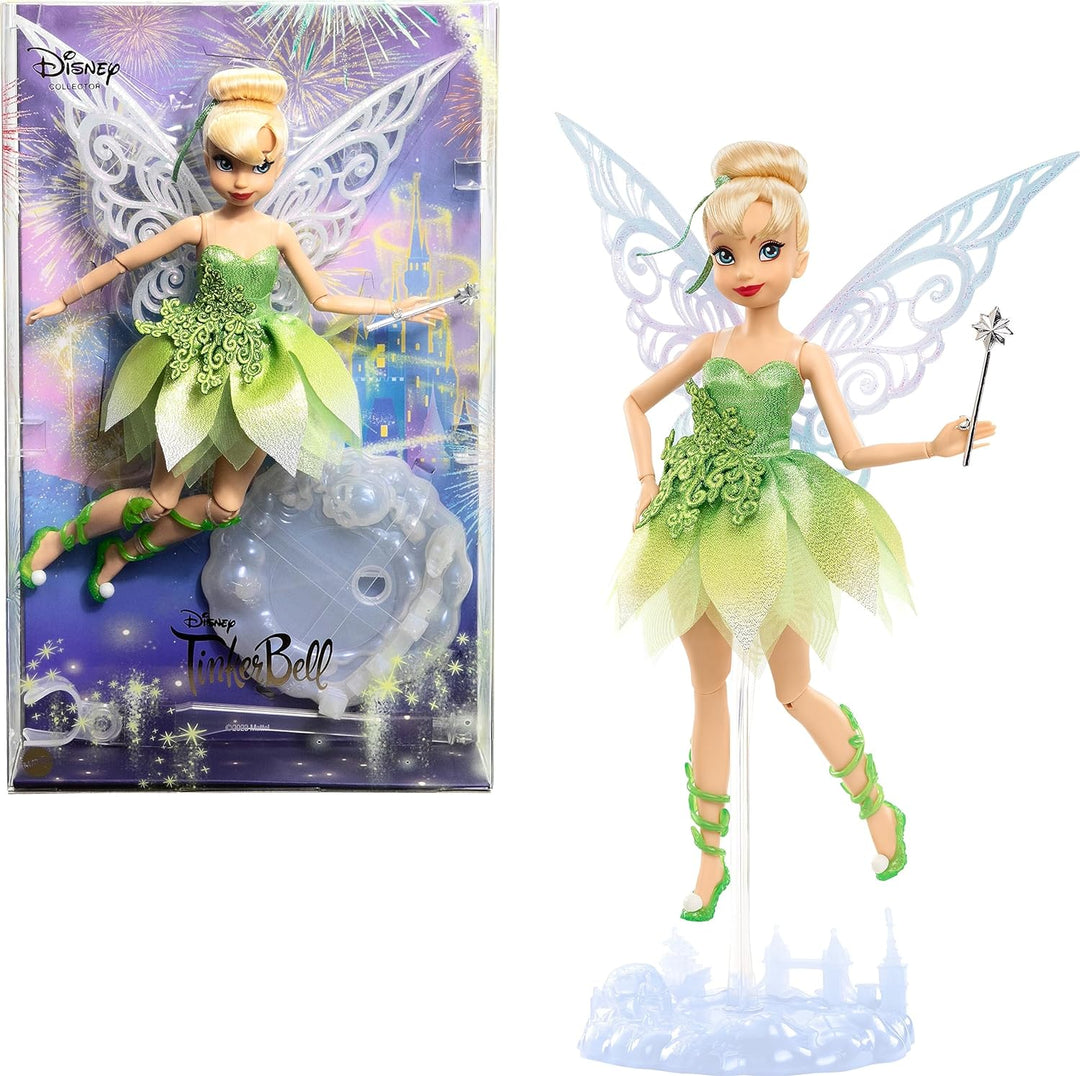 DISNEY Tinker Bell - Sammelpuppe zum 100. Geburtstag von Disney, inspiriert von Peter Pan, mit funke
