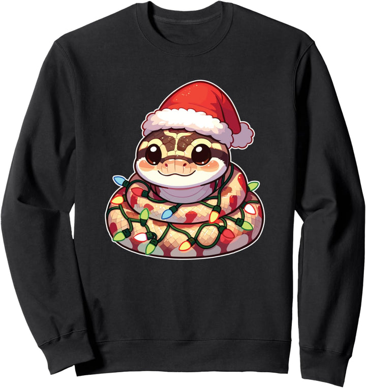 Weihnachtsmütze Weihnachten Lichterkette Python Sweatshirt