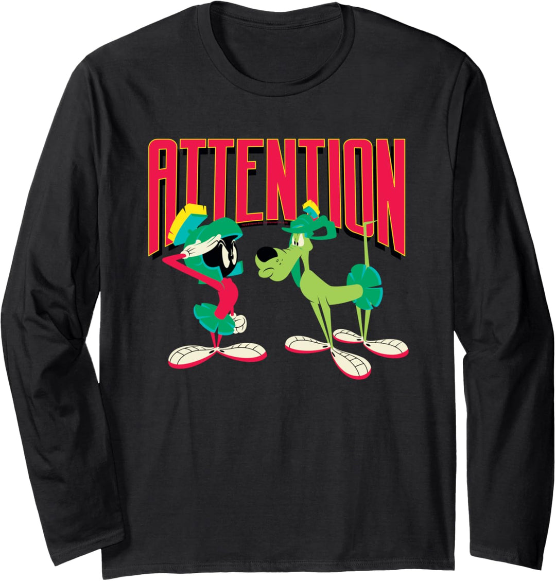 Looney Tunes Marvin the Martin Attention Langarmshirt