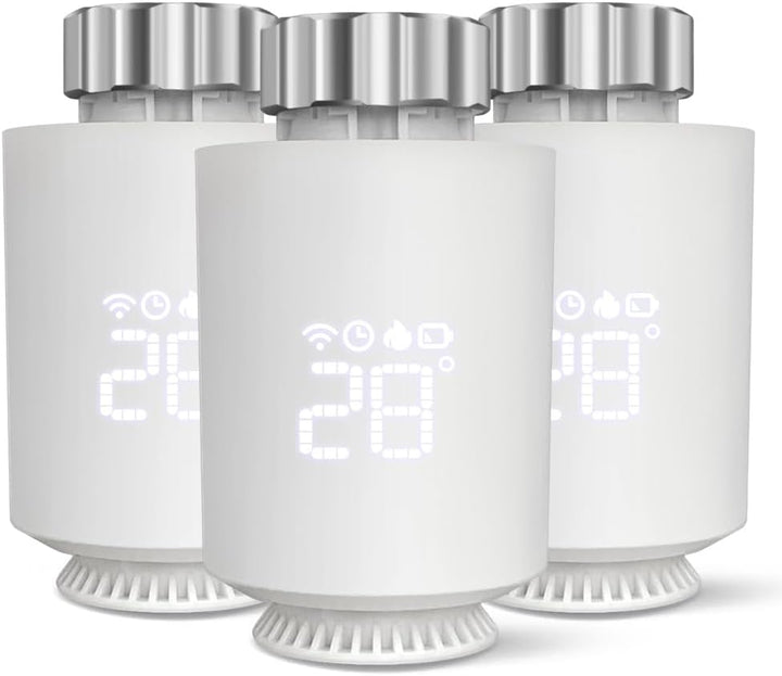 Smart Heizkörperthermostat, Zigbee Thermostat, Smart Heizungsthermostat mit App-Funktion,Programmier