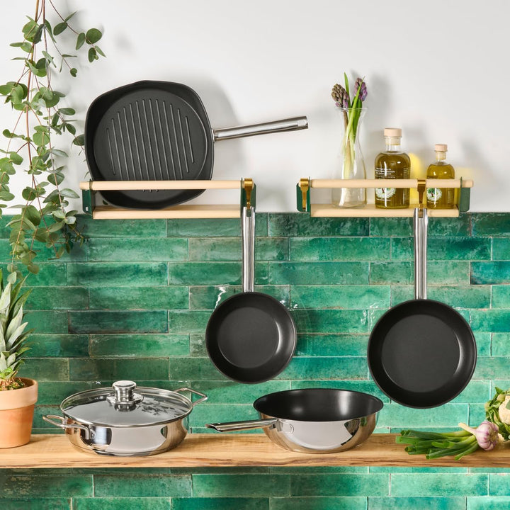 Schmorpfanne Green Life Edena, 28 cm, mit Glasdeckel