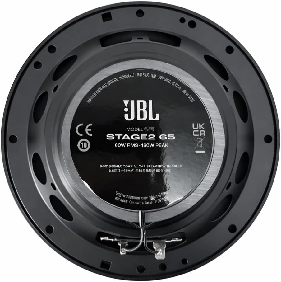 JBL Stage2 GEN2 65 Koaxial Lautsprecher Auto 165mm (6,5 Zoll): von Harman Kardon Car HiFi mit 60W RM