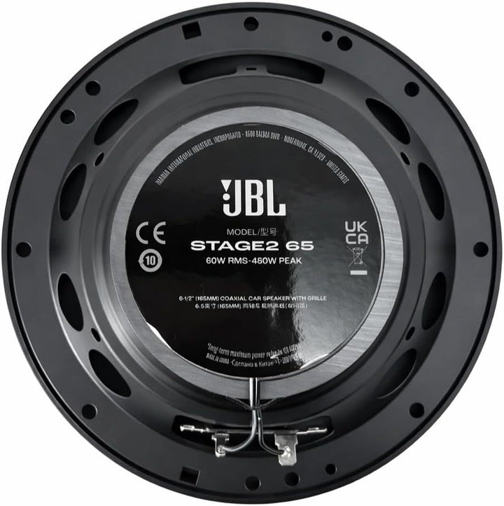 JBL Stage2 GEN2 65 Koaxial Lautsprecher Auto 165mm (6,5 Zoll): von Harman Kardon Car HiFi mit 60W RM