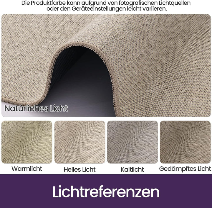 DEXI Schmutzfangmatte Innen 60 x 90 cm, rutschfest Fussmatte waschbar, absorbierend Fussmatte, Dünne