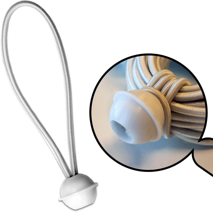 75 Stück Set Gummischlaufen Spanngummis zum Befestigen von Planen - Zeltgummis Expanderschlingen Bun