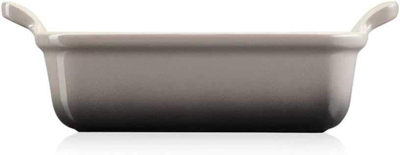 Le Creuset Rechteckige Auflaufform Tradition aus Steinzeug, 19 cm, 1.1 Liter, Flint, 71102194440001