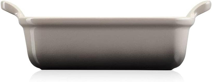 Le Creuset Rechteckige Auflaufform Tradition aus Steinzeug, 19 cm, 1.1 Liter, Flint, 71102194440001