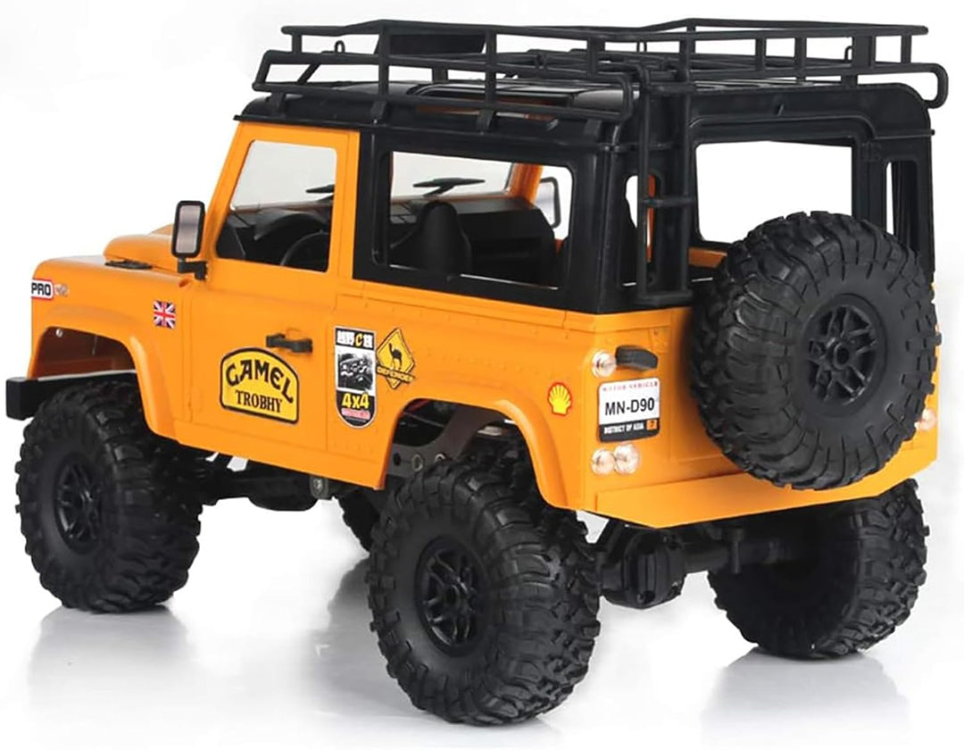 Goolsky MN-D90 Rock Crawler 1/12 4WD 2.4G Fernbedienung High Speed Off Road Truck RC Auto Led Licht