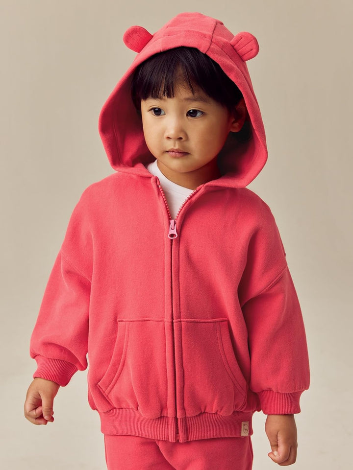 NEXT Mädchen Standard Kapuzenjacke 110-116 Coral Red, 110-116 Coral Red