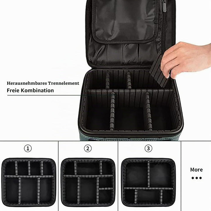 TANTOMI Kosmetiktasche Damen Portable Kosmetikkoffer Damen, Professionelle Make up Tasche Schminktas