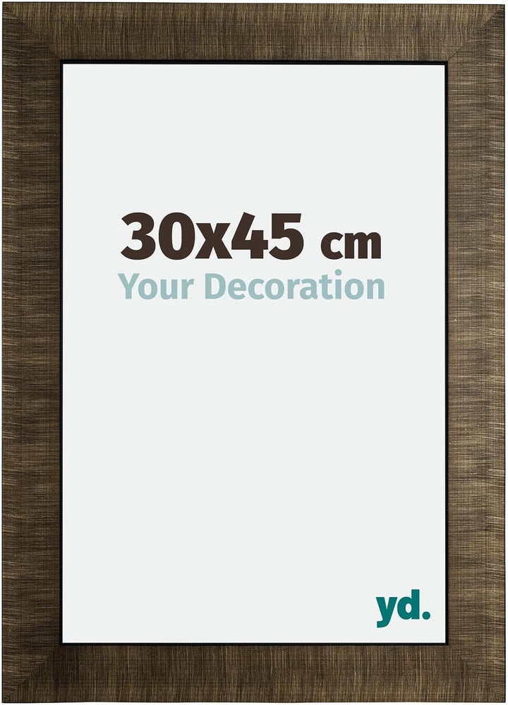 yd. Your Decoration - Bilderrahmen 30x45 cm - Bilderrahmen aus Holz mit Acrylglas - Antireflex - Aus