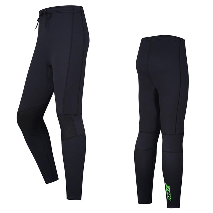 ZCCO Herren und Damen Neoprenhose, 1,5mm/3mmLange Neoprenhose, Tauchhose zum Surfen, Kajakfahren, Sc