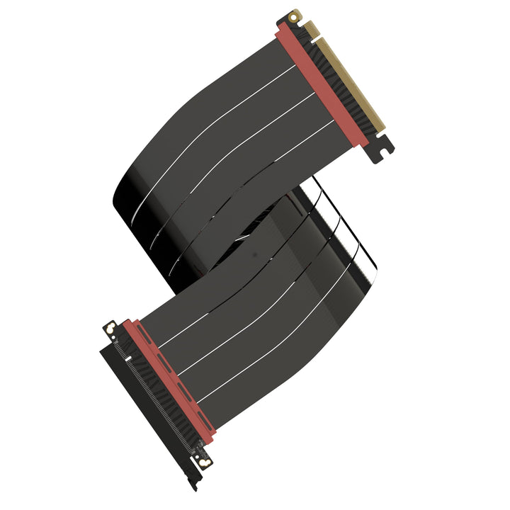 LINKUP - AVA5 PCIE 5.0 Riser-Kabel [60cm (Gesamtlänge 64cm)] RTX5090 RX9070 GPU Bereit | x16 128GB/s