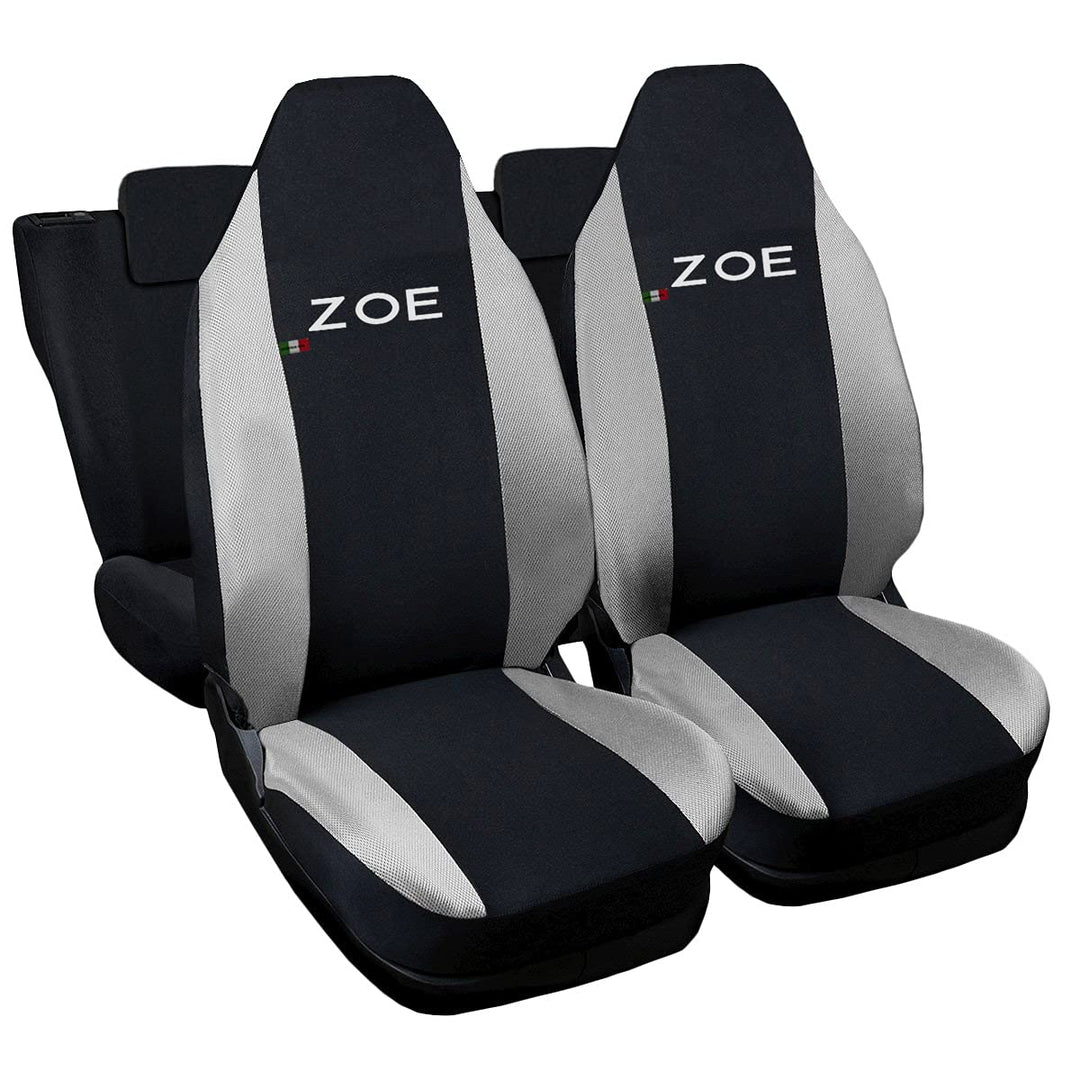 Lupex Shop Autositzbezüge kompatibel mit ZOE, Made in Italy, Polyestergewebe, komplettes Set für Vor