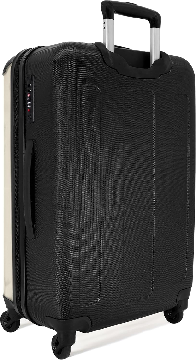 Koffer Mittelgross 67x43x25 cm Hartschalenkoffer L Trolley Rollkoffer 4 Rollen Leicht Hartschale Mit