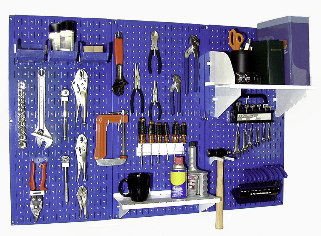 Wand Kontrolle 30-wrk-400wb Standard Werkbank Metall Stecktafel Werkzeug Organizer, 30-WRK-400BUW Bl