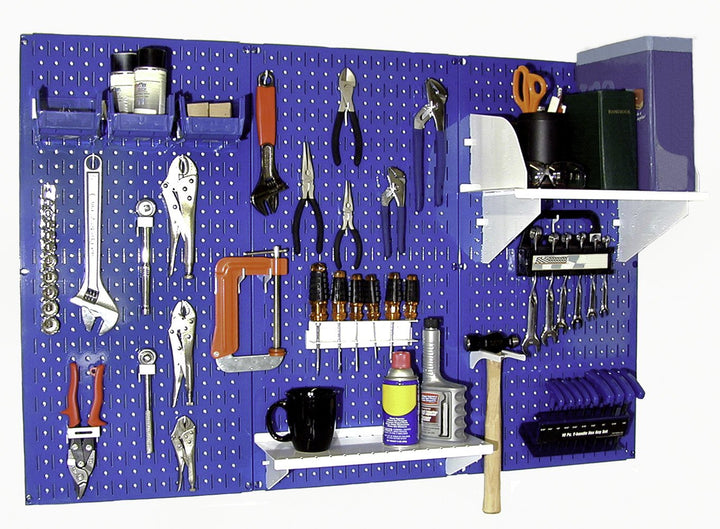 Wand Kontrolle 30-wrk-400wb Standard Werkbank Metall Stecktafel Werkzeug Organizer, 30-WRK-400BUW Bl