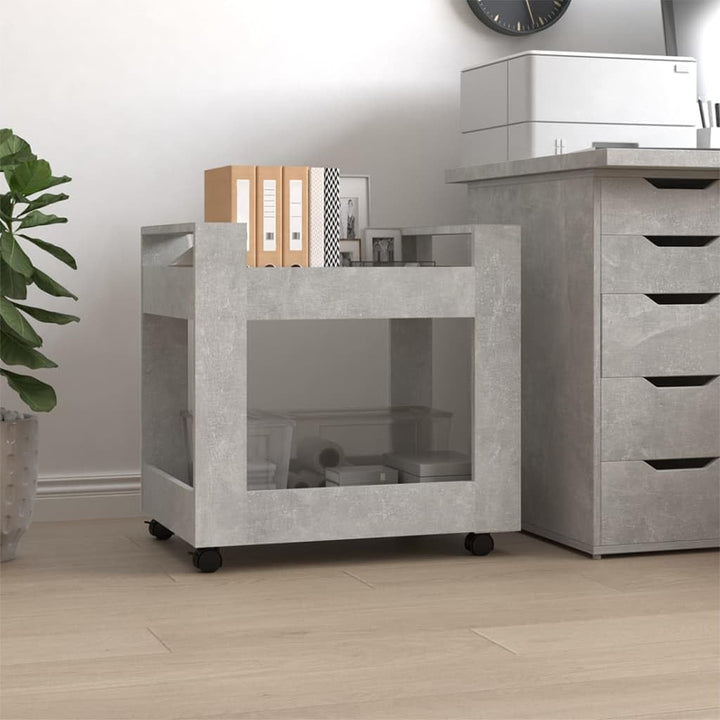 vidaXL Bürowagen, Rollcontainer mit viel Stauraum, Rollschrank für Wohnzimmer Büro Schlafzimmer, Bür