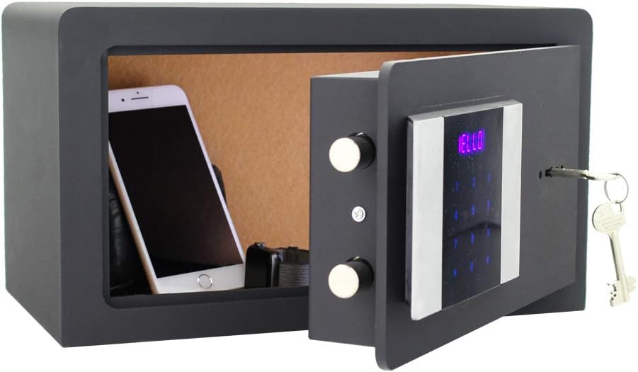 Profirst Möbeltresor Hestia 200 Elektronikschloss mit LED Beleuchtung, Hoteltresor inklusive Montage