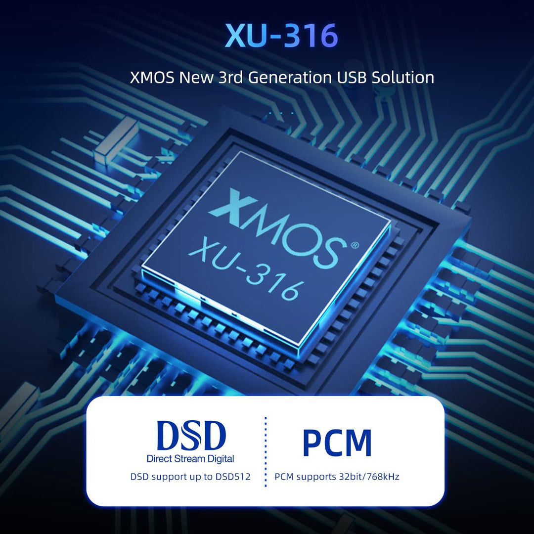 S.M.S.L VMV D1se2 High Resolution Audio DAC,Chip ES9039MSPRO,MQA Decoding,MQA-CD,XMOS XU-316,PCM Unt