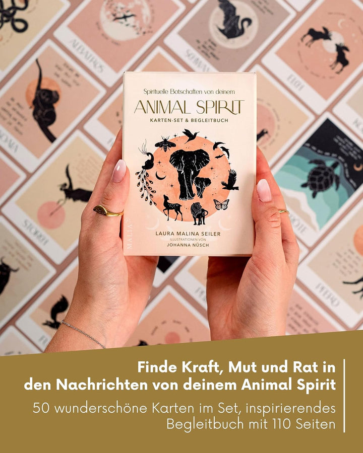 Spirituelle Botschaften von deinem Animal Spirit: Karten-Set & Begleitbuch, Taschenbuch