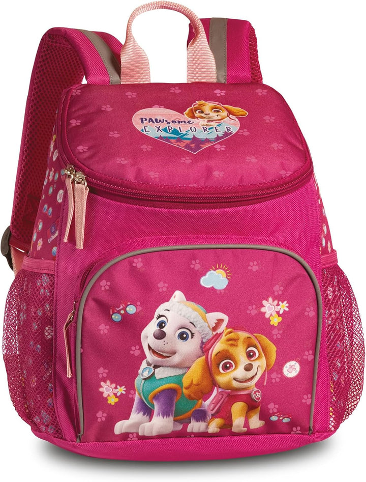 Paw Patrol Rucksack mit Chase, Marshall und Skye Jungen Mädchen von 3-6 Jahren, Kita- und Kindergart