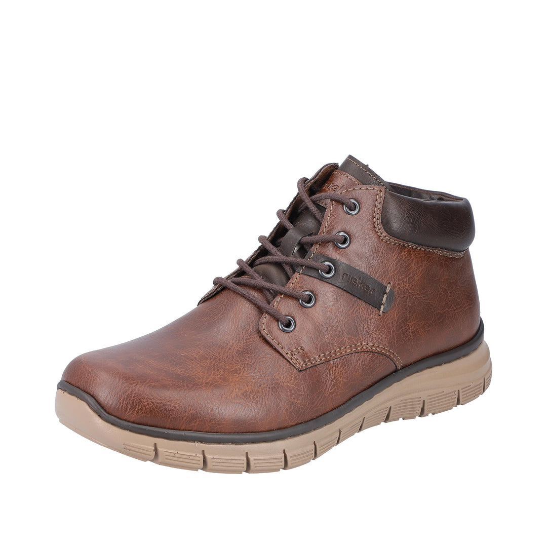 Rieker Herren B5635 Kurzstiefel 40 EU Weit Braun, 40 EU Weit Braun
