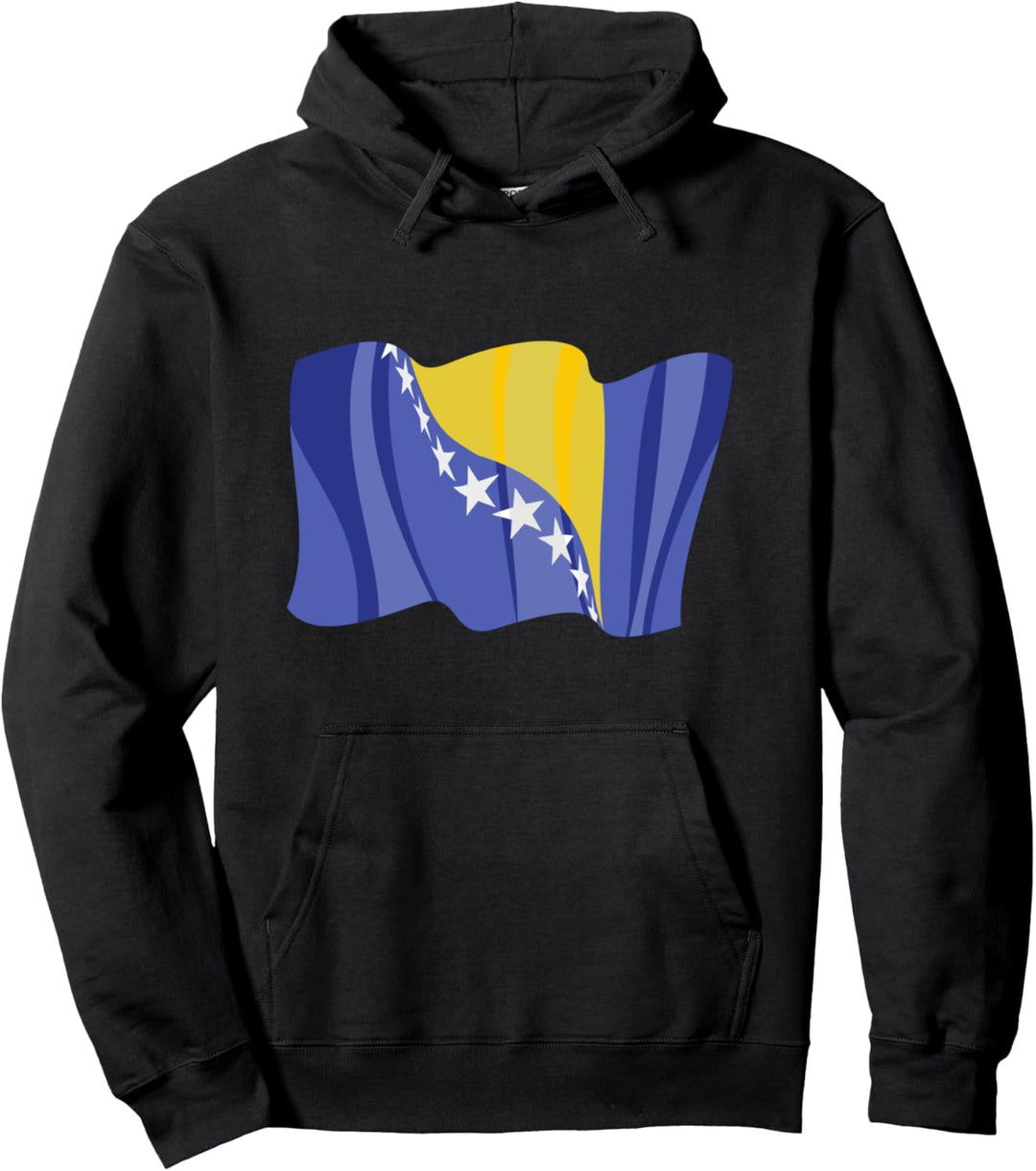 Bosnien Flagge Bosnische Farben Sarajevo Frauen Männer BIH Pullover Hoodie