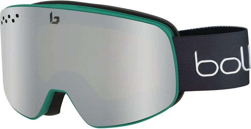 BOLLÈ Nevada Skibrille, schwarz/grün, Einheitsgrösse