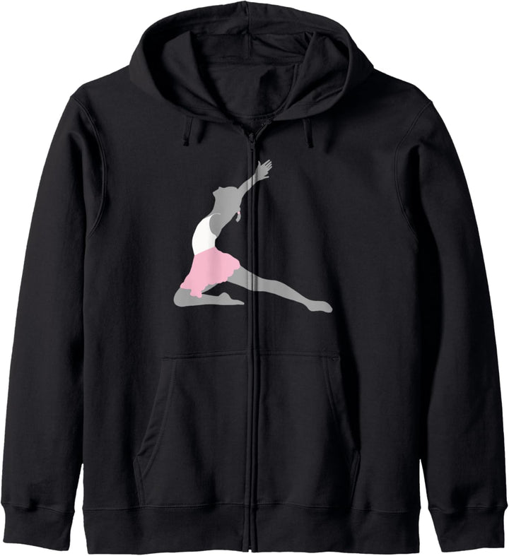 Mädchen Balletttänzerin Tanzen Ballerina Tanz Sprung Kapuzenjacke