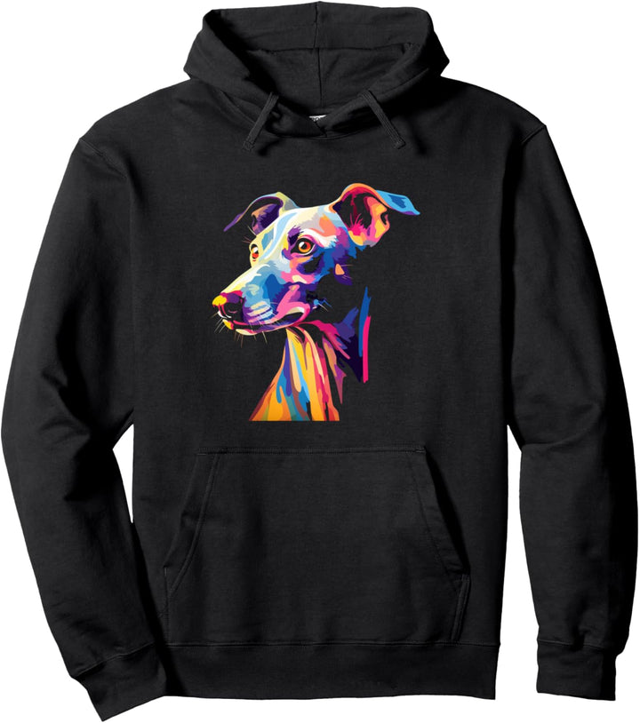 Whippet Windhund Hund Haustier Hund Pullover Hoodie