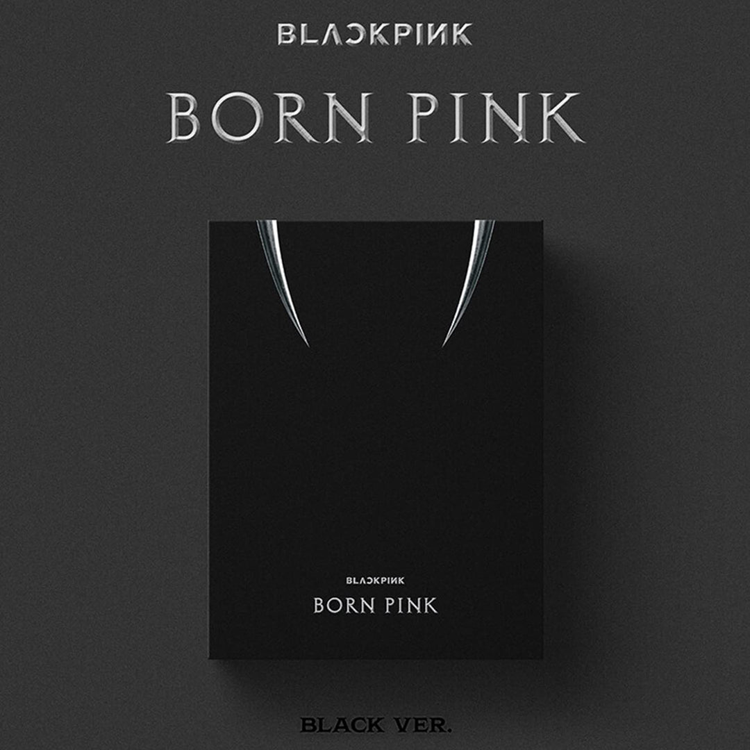 BLACKPINK - [BORN PINK] (BLACK Ver.) CD + Photobook + Envelope + Lyrics Paper + Large Photocard + Po