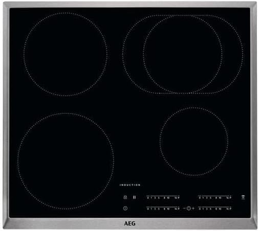 AEG IKB64411XB Autarkes Kochfeld / Induktion / Hob²Hood / Slider-Bedienung / 60 cm / Edelstahlrahmen