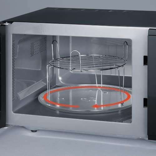 Severin MW 7864 Mikrowelle / 23 L / schwarz / Auftauprogramm / separate Grilleinrichtung