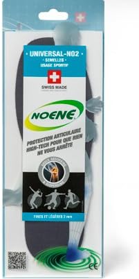 Noene N02 Einlegesohle Shock Absorbing Insoles, 36, 36
