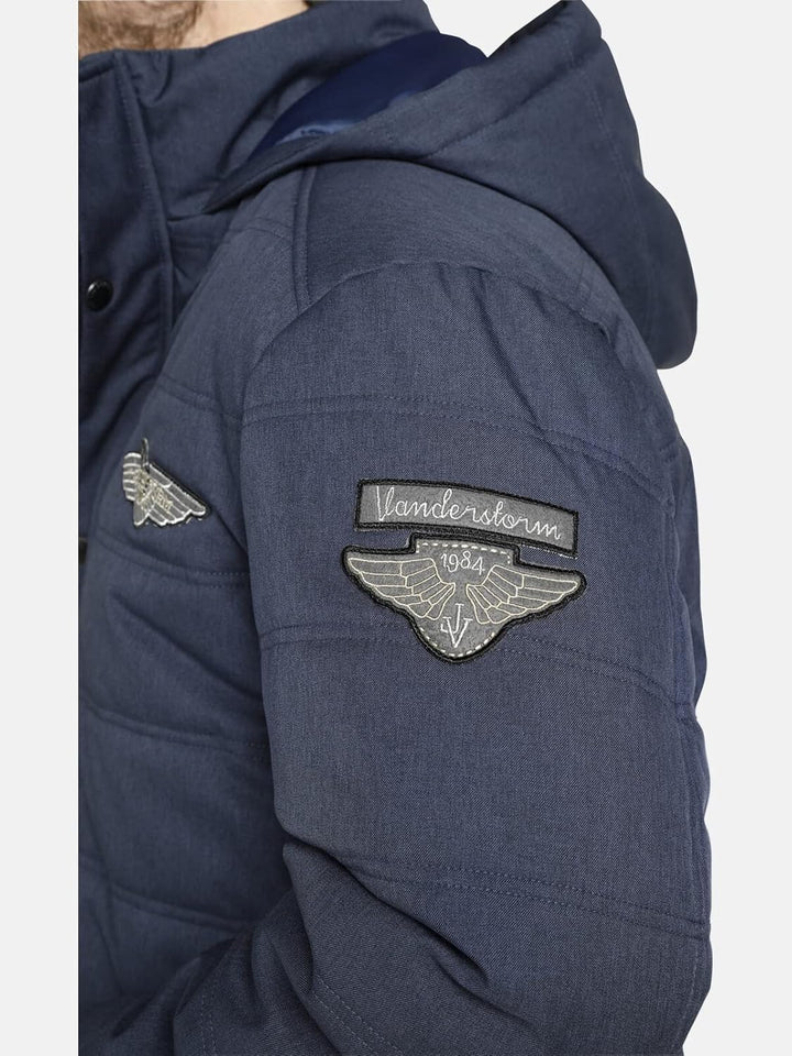 Jan Vanderstorm Herren Jacke Juhapekka (Herbstjacke, Winterjacke) 54 Dunkelblau, 54 Dunkelblau