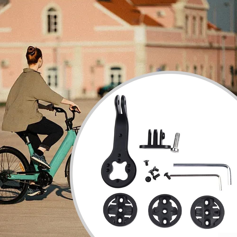 Fahrradcomputer-Halterung für Garmin für Bryton für Wahoo, Fahrradcomputer-Halterung, Aluminiumlegie