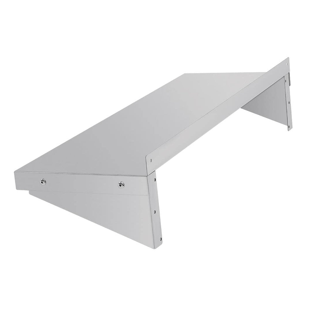 Vogue Edelstahl-Wandregal 90cm 900 x 300mm., 900 x 300mm.